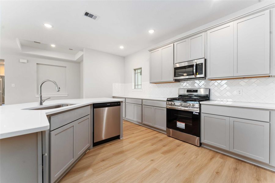 Furnished interior view inside a new home in Barton Place, Cleveland (Image 6). Furnished interior view inside a new home in Barton Place, Cleveland (Image 6).