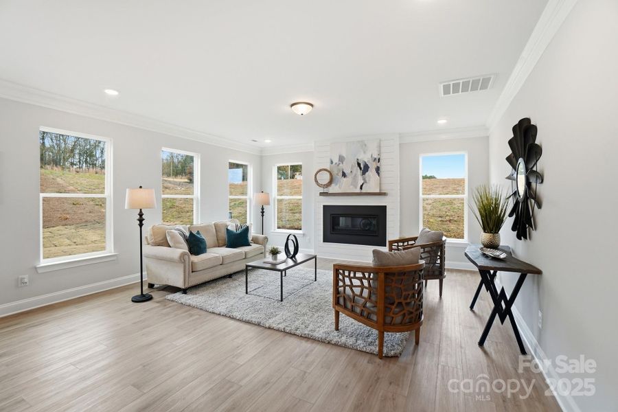 Furnished interior view inside a new home in Carrington, Stanley (Image 36).