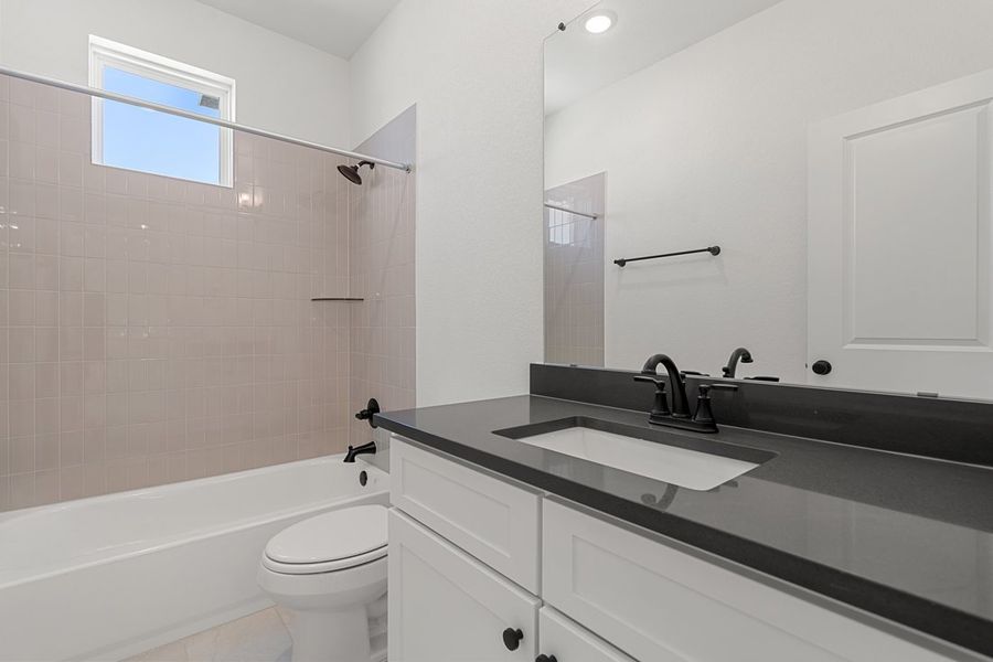 Furnished interior view inside a new home in Sauls Ranch, Round Rock (Image 14).