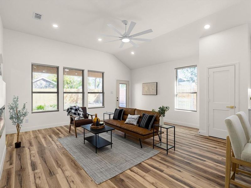 Furnished interior view inside a new home in , Fort Worth (Image 28).