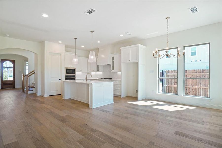 Furnished interior view inside a new home in , Aledo (Image 8). Furnished interior view inside a new home in , Aledo (Image 8).