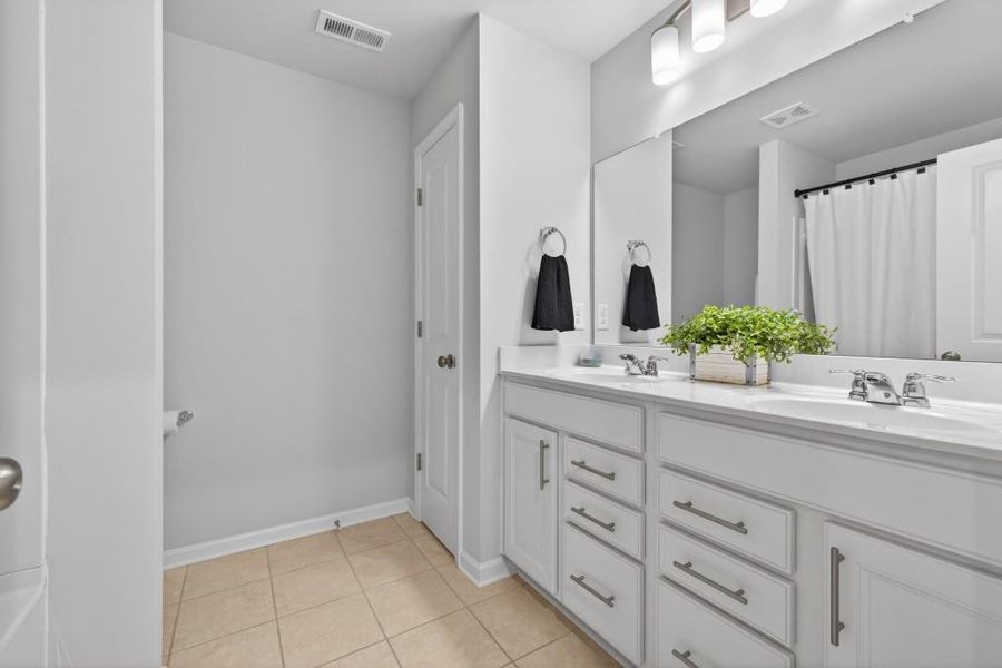 Furnished interior view inside a new home in Reunion, Flowery Branch (Image 66). Furnished interior view inside a new home in Reunion, Flowery Branch (Image 66).