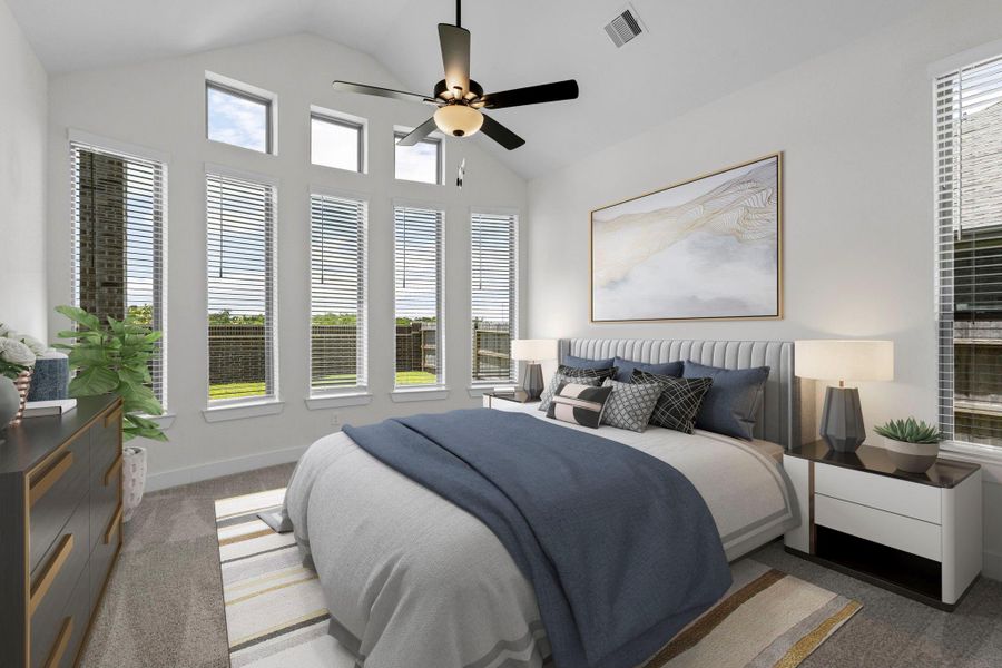 Furnished interior view inside a new home in Coastal Point, League City (Image 3). Furnished interior view inside a new home in Coastal Point, League City (Image 3).