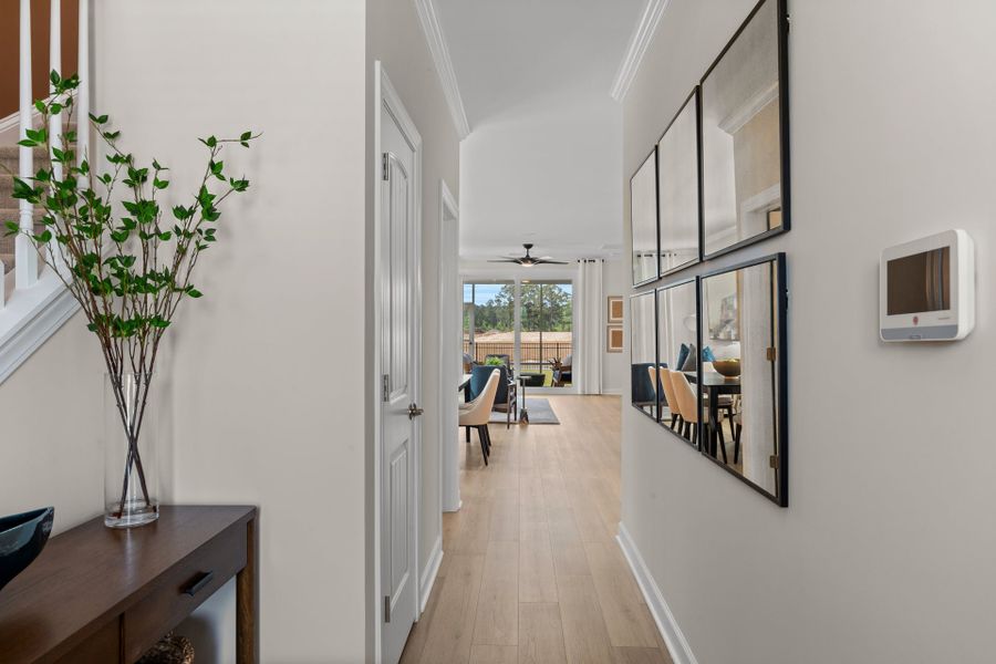 Representative furnished interior of a home built from the The Hibiscus by Chesapeake Homes in Coastal Club of the Carolinas, Calabash (Image 30).