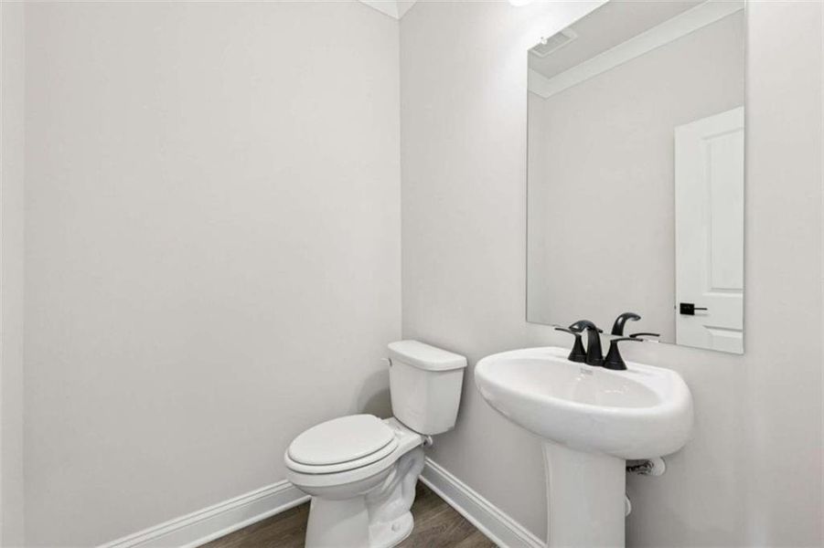 Furnished interior view inside a new home in River Pointe, Monroe (Image 31).