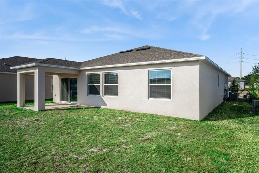 Exterior details and patio area of a home in Liberty Preserve, Leesburg (Image 17). Exterior details and patio area of a home in Liberty Preserve, Leesburg (Image 17).