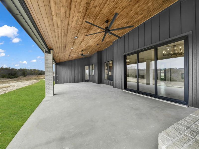 Exterior details and patio area of a home in , Fort Worth (Image 30).
