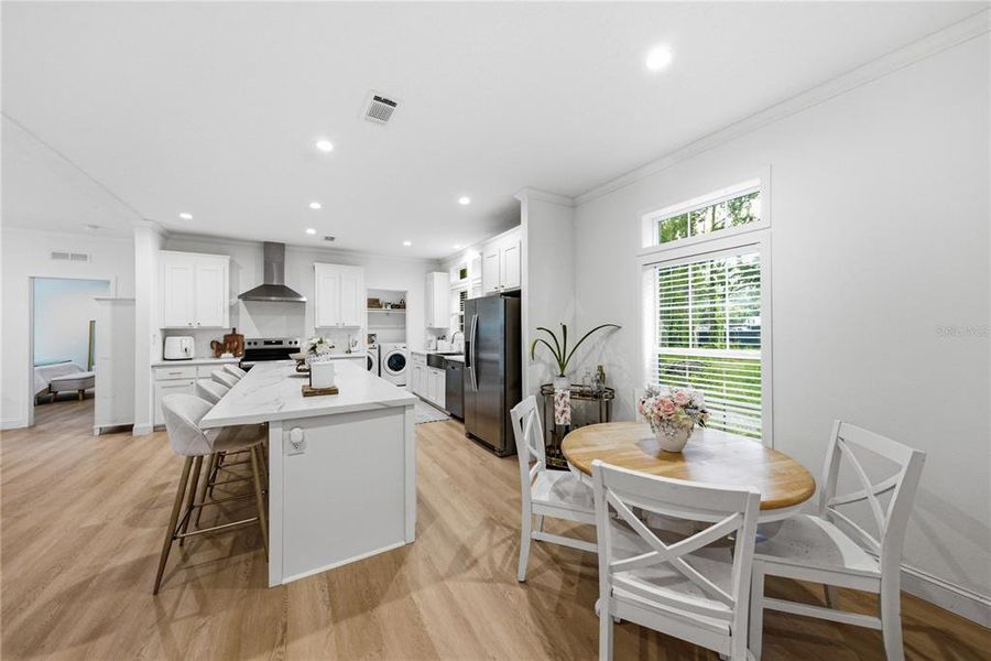 Furnished interior view inside a new home in , Webster (Image 40).