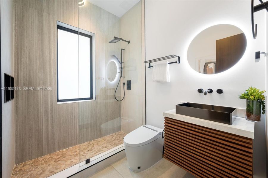 Furnished interior view inside a new home in , Pinecrest (Image 29).