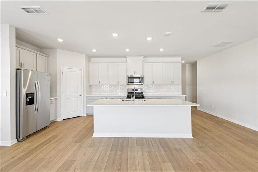 Furnished interior view inside a new home in Preserve at Mountain Creek, Pendergrass (Image 11).