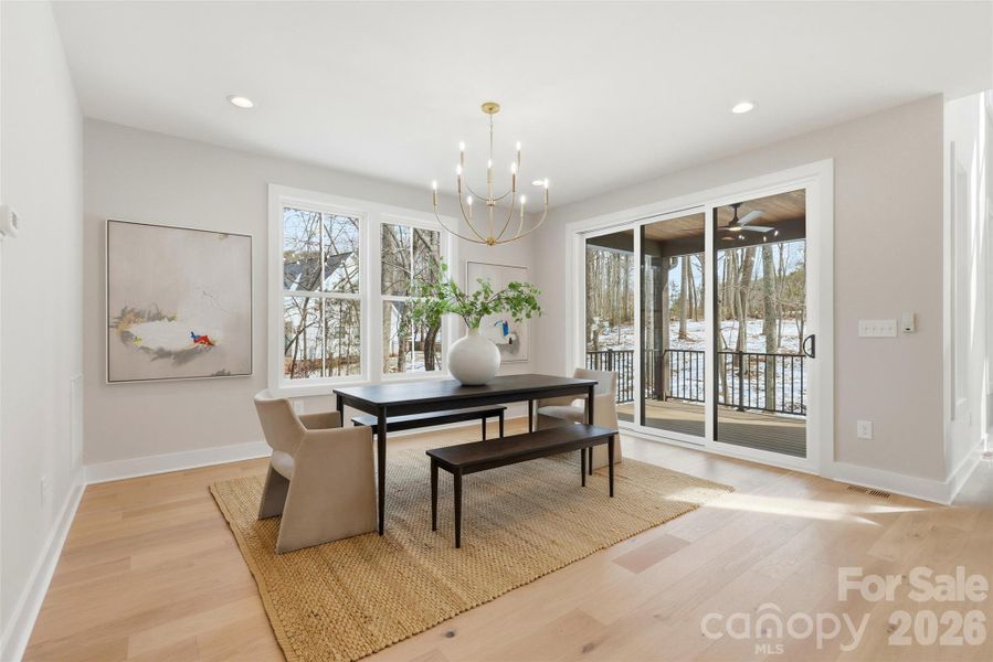 Furnished interior view inside a new home in , Lincolnton (Image 8).