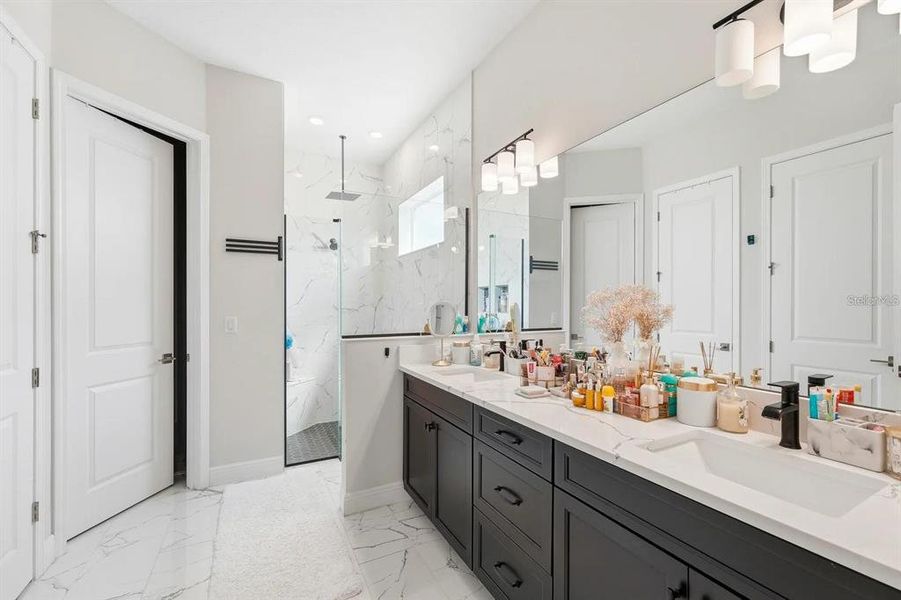 Furnished interior view inside a new home in Bella Collina, Montverde (Image 17).
