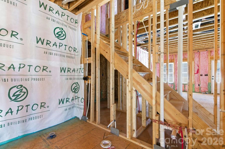 In-progress construction of a new home in , Statesville, NC (Image 16).