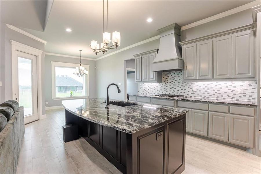 Furnished interior view inside a new home in , Godley (Image 15).