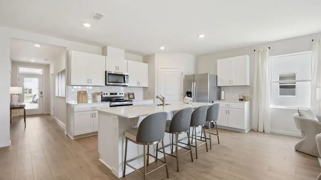 Furnished interior view inside a new home in Preston Cove, St. Cloud (Image 5).