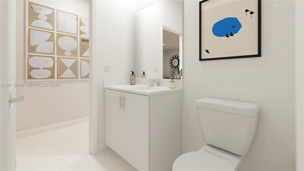Powder RoomBoth guests and residents will enjoy convenient access to the powder room. Powder RoomBoth guests and residents will enjoy convenient access to the powder room.