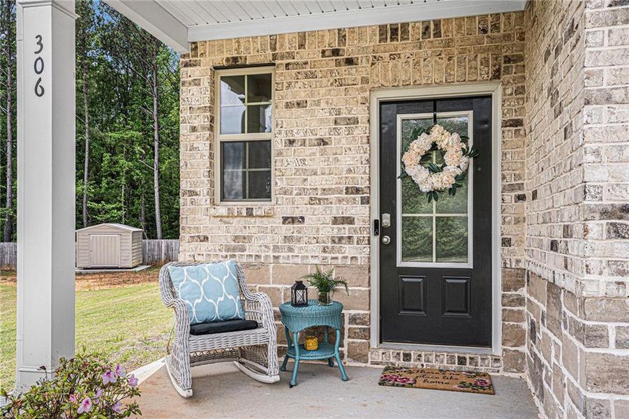 Exterior details and patio area of a home in Vineyard Park, Griffin (Image 3). Exterior details and patio area of a home in Vineyard Park, Griffin (Image 3).