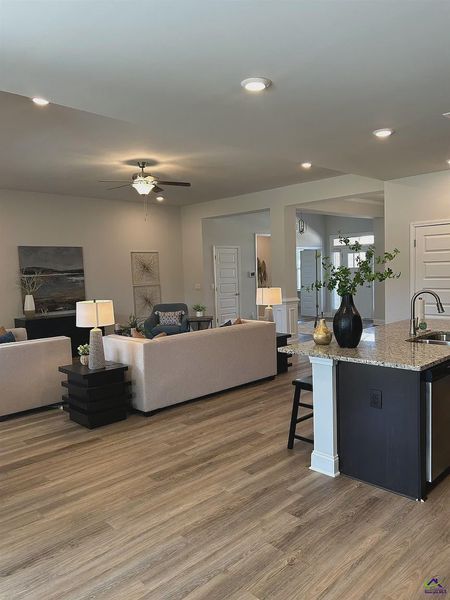 Furnished interior view inside a new home in Barrington Place, Macon (Image 3).