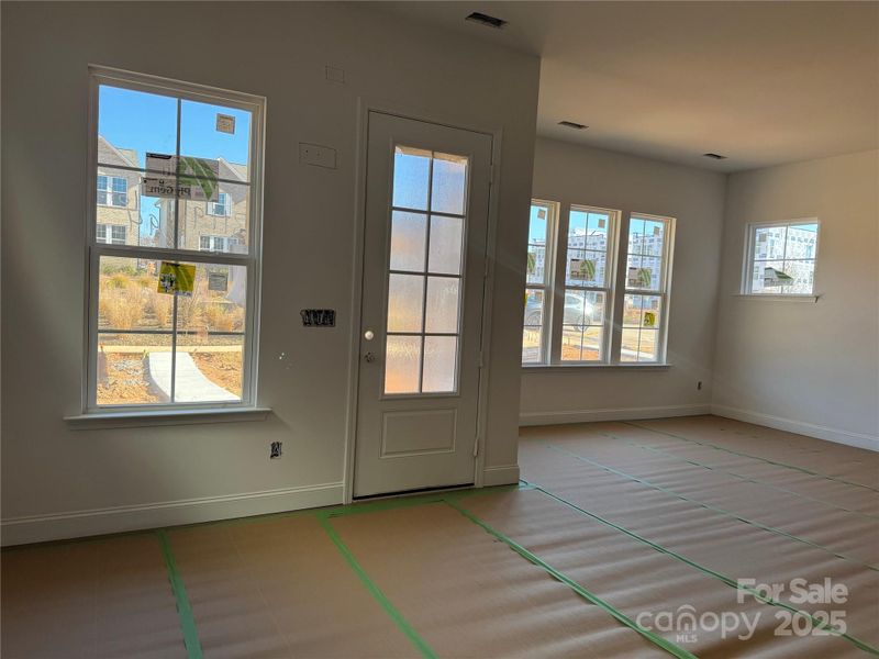 In-progress construction of a new home in The River District Townhomes, Charlotte, NC (Image 19).