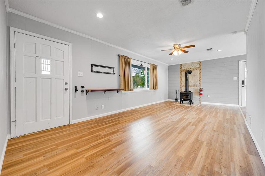 Spacious, unfurnished interior of a new home in , Blossom (Image 21). Spacious, unfurnished interior of a new home in , Blossom (Image 21).