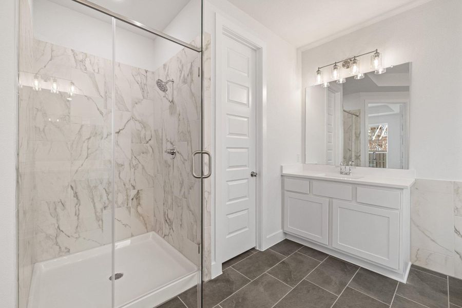 Furnished interior view inside a new home in Parmer Ranch, Georgetown (Image 9).