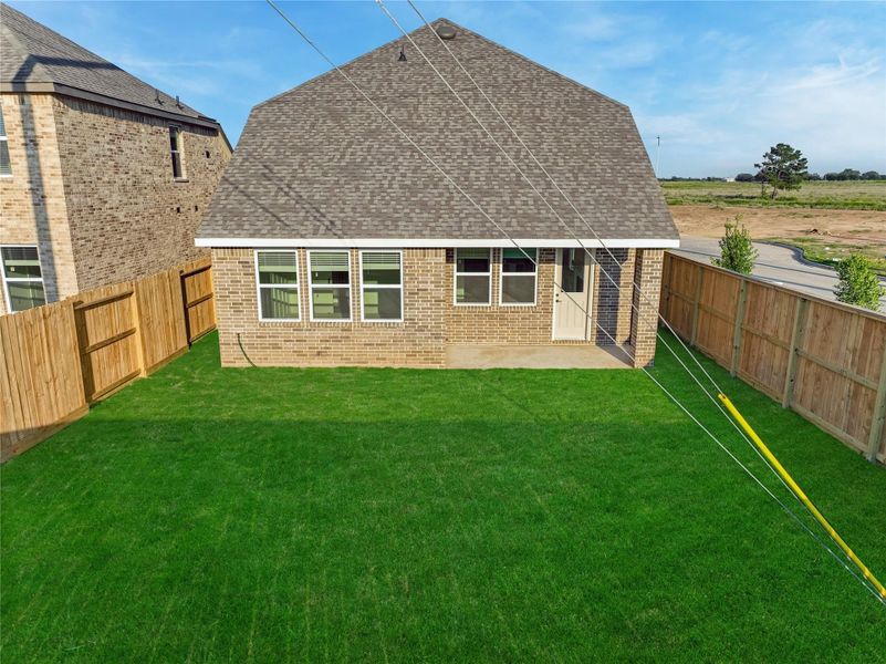 Exterior details and patio area of a home in Oakberry Trails, Waller (Image 3). Exterior details and patio area of a home in Oakberry Trails, Waller (Image 3).