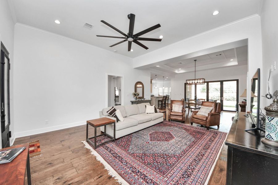 Furnished interior view inside a new home in , Sugar Land (Image 5).
