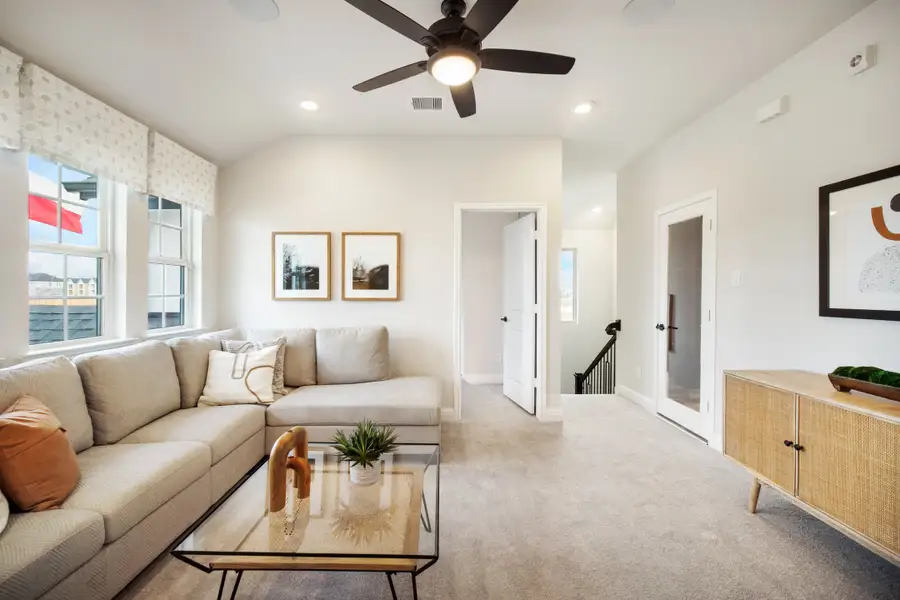 Representative furnished interior of a home built from the Enchante by Beazer Homes in The Highlands, Porter (Image 10).