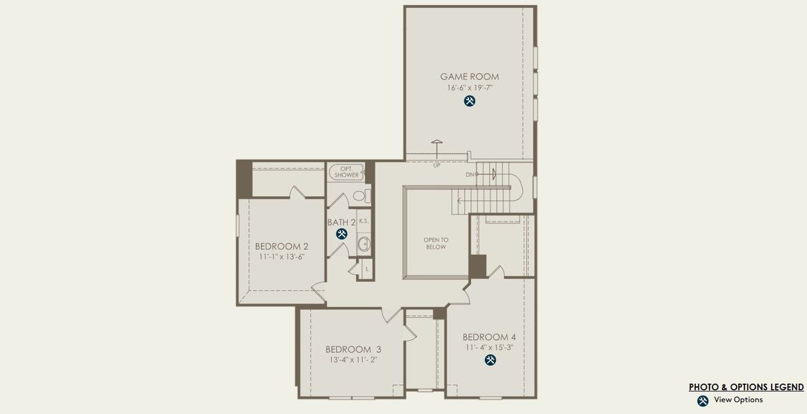 2D floor plan layout for the Wheeler by Pulte Homes in Corley Farms, Boerne, TX (Image 4). 2D floor plan layout for the Wheeler by Pulte Homes in Corley Farms, Boerne, TX (Image 4).