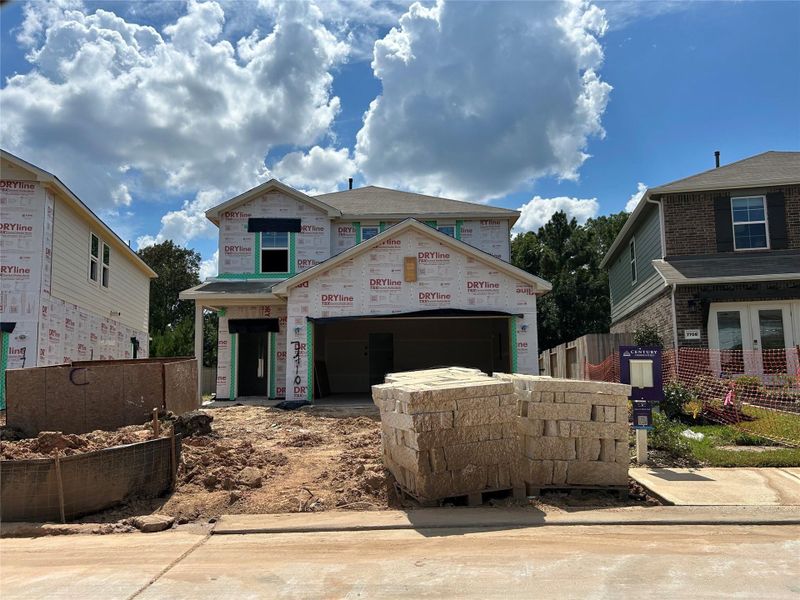 In-progress construction of a new home in , Magnolia, TX (Image 19).
