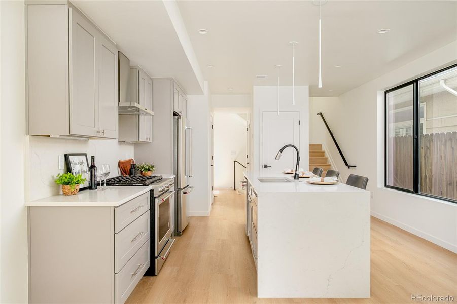 Furnished interior view inside a new home in , Denver (Image 11).