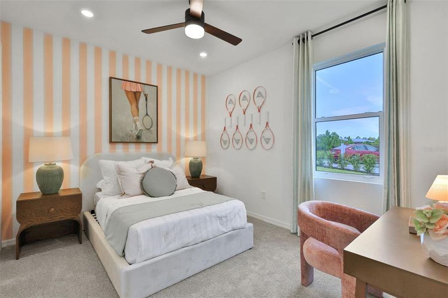 Furnished interior view inside a new home in Creekside Run at Babcock Ranch, Punta Gorda (Image 37). Furnished interior view inside a new home in Creekside Run at Babcock Ranch, Punta Gorda (Image 37).