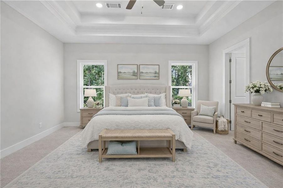 Furnished interior view inside a new home in , Cumming (Image 11).