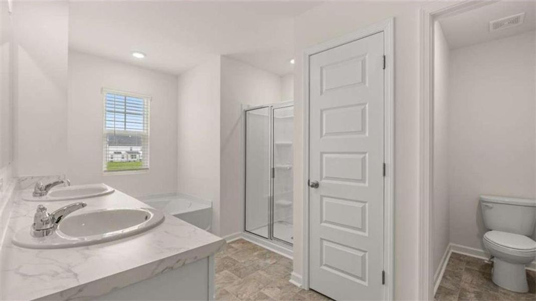 Furnished interior view inside a new home in Preserve at Dove Creek, Statham (Image 6). Furnished interior view inside a new home in Preserve at Dove Creek, Statham (Image 6).