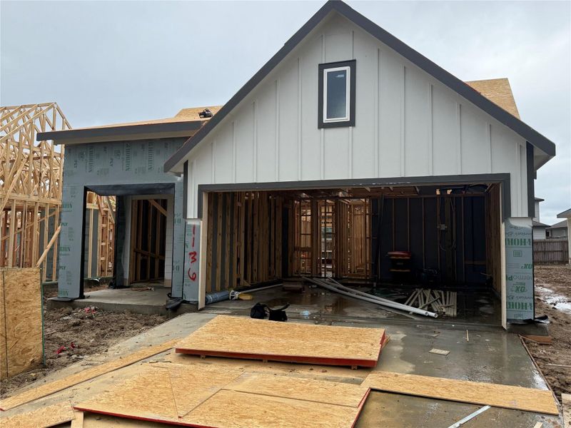 In-progress construction of a new home in Midtown Reserve, College Station, TX (Image 17).
