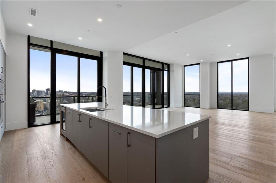 Furnished interior view inside a new home in The Dillon Buckhead, Atlanta (Image 8).