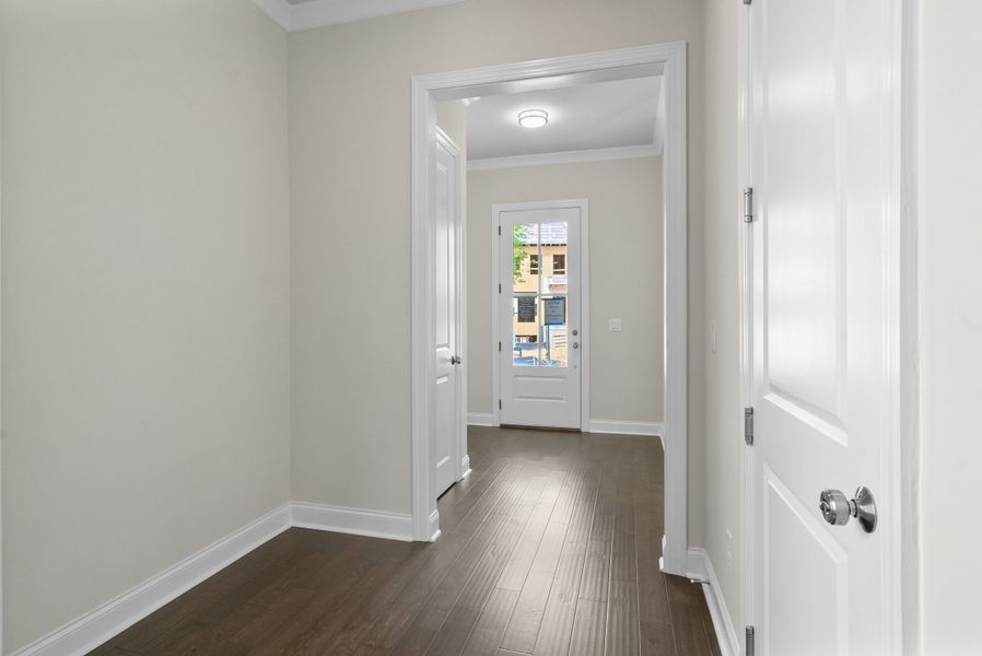 Representative unfurnished interior of a home built from the The Caplin by The Providence Group in Aberdeen, Hoschton (Image 44).