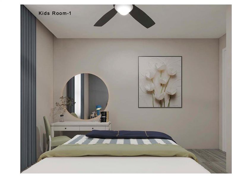 Furnished interior view inside a new home in , Abilene (Image 10).