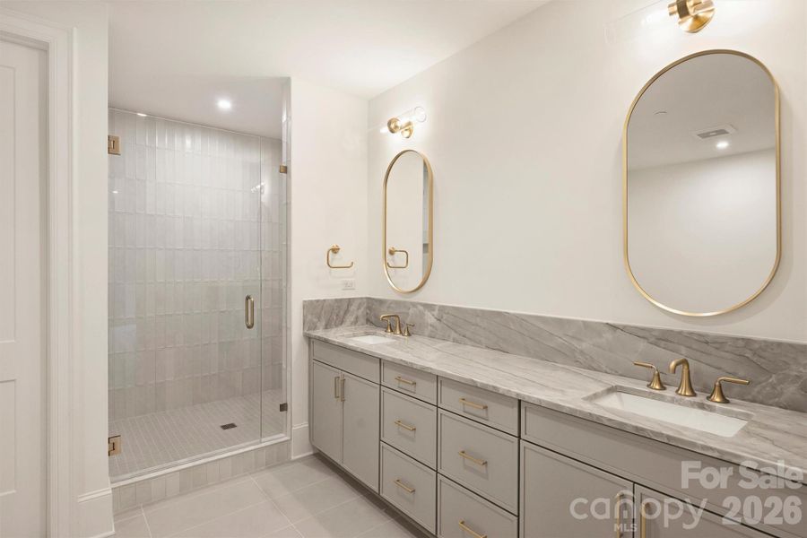 Furnished interior view inside a new home in , Charlotte (Image 31).