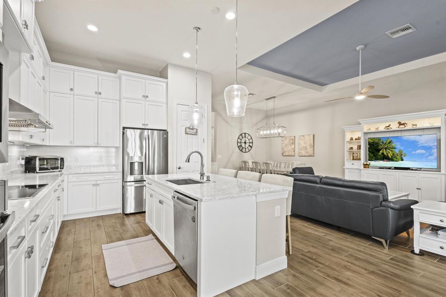Furnished interior view inside a new home in , Port St. Lucie (Image 7).