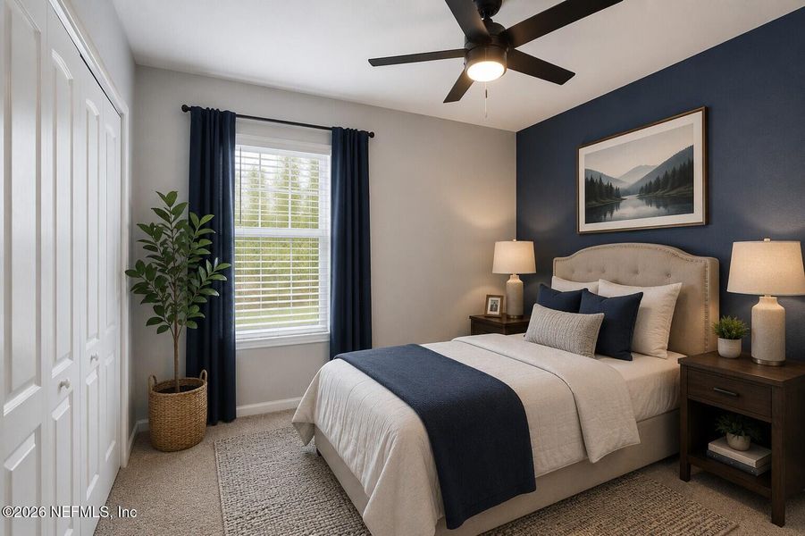 Furnished interior view inside a new home in , Bunnell (Image 16).