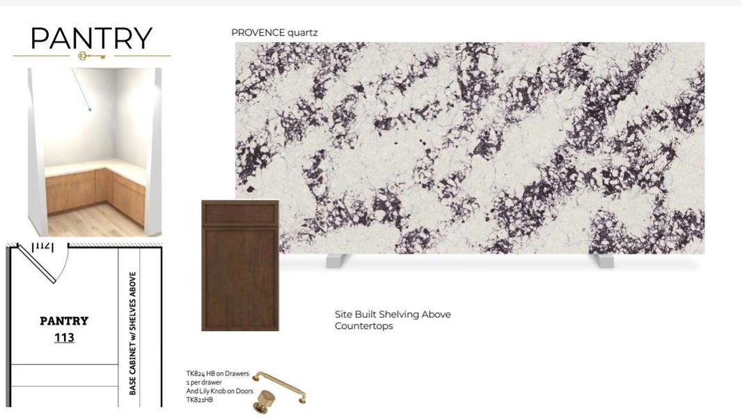 Sample of building materials used in homes in Bella Ridge, Fort Mill (Image 6).
