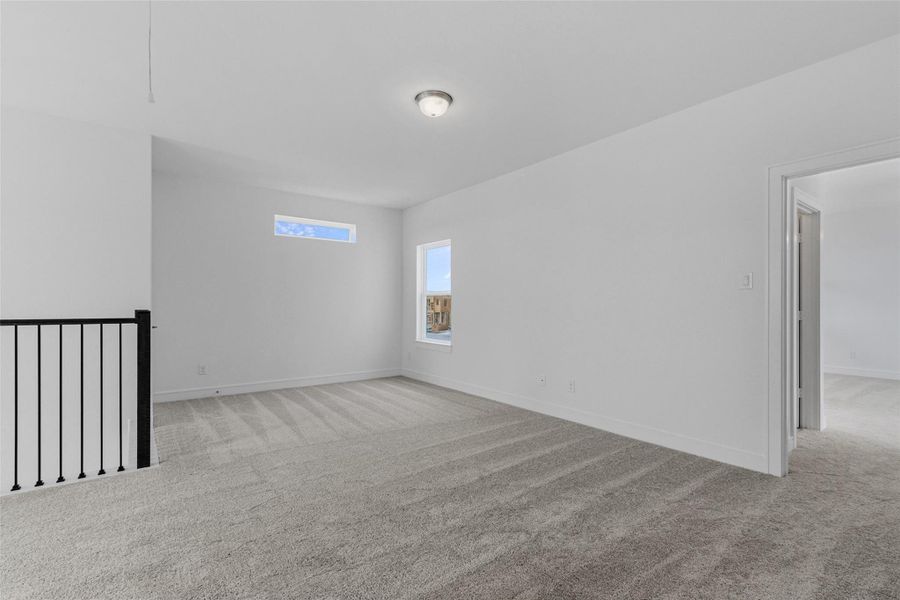 Spacious, unfurnished interior of a new home in Bridgeland Central, Cypress (Image 29). Spacious, unfurnished interior of a new home in Bridgeland Central, Cypress (Image 29).