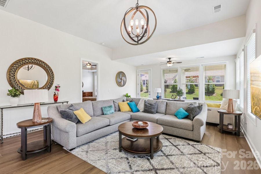 Furnished interior view inside a new home in , Charlotte (Image 16).