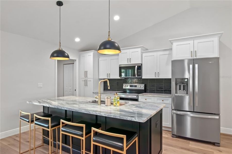 Furnished interior view inside a new home in , Dunnellon (Image 32).