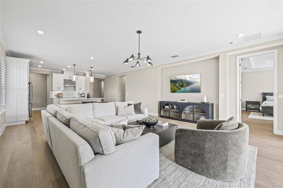 Furnished interior view inside a new home in Tiburon, Nokomis (Image 11).