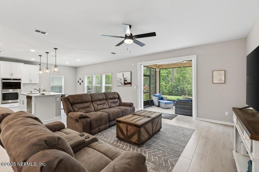 Furnished interior view inside a new home in Tributary, Yulee (Image 18).