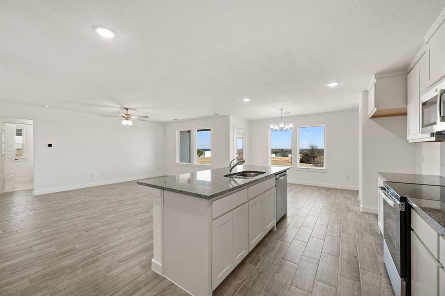 Furnished interior view inside a new home in Gatlin Ranch, Springtown (Image 8).