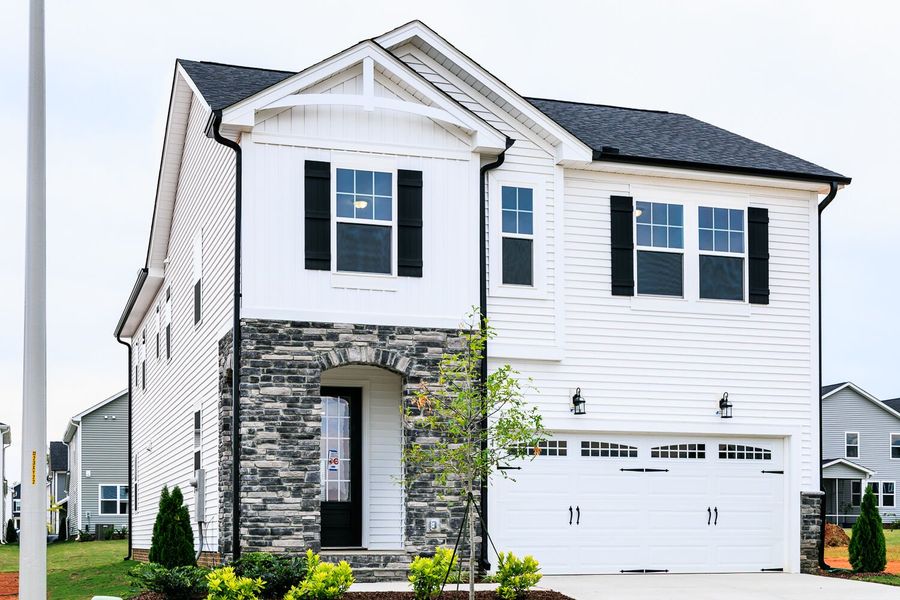 Representative exterior photo of a completed home built from the Tate by Mattamy Homes in Magnolia Park, Garner, NC (Image 20).