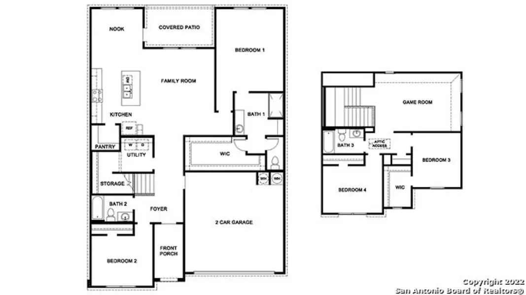 2D floor plan layout of this home in Riverstone at Westpointe, San Antonio, TX (Image 2). 2D floor plan layout of this home in Riverstone at Westpointe, San Antonio, TX (Image 2).
